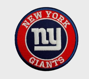 New York Giants NY NFL Football Team Logo zum Aufbügeln Aufnäher Patch USA - Picture 1 of 3