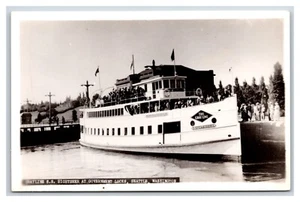 RPPC Gray Line Sightseer at Government Locks Seattle WA UNP Postcard R7 - Picture 1 of 2