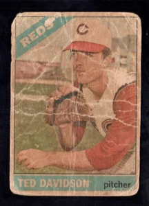 1966 Topps Venezuelan Baseball Card #89 Ted Davidson Cincinnati Reds PR *a - Picture 1 of 2