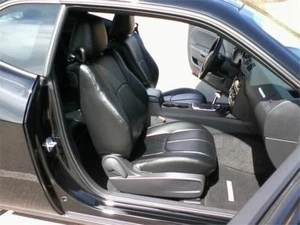 Clazzio Leather Custom Black Seat Covers for Dodge Challenger 2011-2016 - Picture 1 of 3
