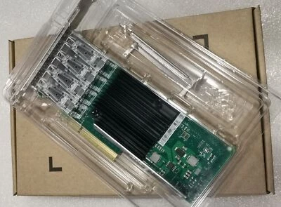 Intel X710-DA4 4-port 10Gbps SFP+ PCIe 3.0 x8 10Gbps Ethernet network card - Image 1 of 4