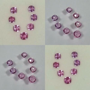 Lot de 7 Saphirs roses du Sri Lanka, taille coussin/1,49 carats - Picture 1 of 1