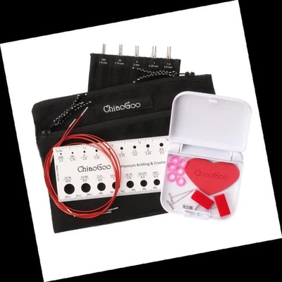 ChiaoGoo TWIST RED LACE Mini Nadelset 13 cm 1,50–2,50 mm – auswechselbare Spitze - Bild 1 von 2