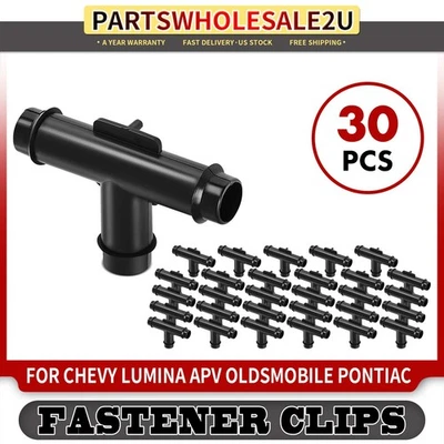 30Pcs Nylon Sunroof Cover Tee Connector for Chevy Lumina APV Oldsmobile Pontiac - Image 1 of 4