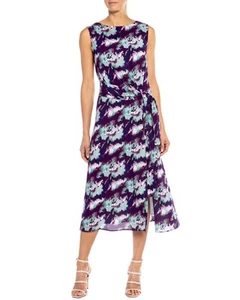 Santorelli Dori Silk-Blend A-Line Dress Women's 38 - Picture 1 of 3