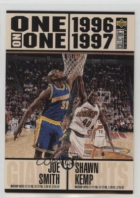 Collector's Choice One on Joe Smith vs Shawn Kemp Larry Johnson Vin Baker 1996 Foto 1 de 2