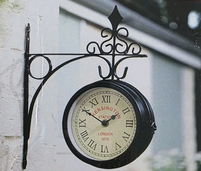 Gardman Kensington Station Bracket Clock - Indoor & Outdoor Battery Operated - Image 1 of 4