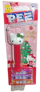 HELLO KITTY Christmas Pez Dispenser ~GREEN BOW [Christmas Backer Card]  2025 - Picture 1 of 1