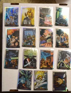 2023 Topps Chrome Star Wars Manga Madness 15 Card Set  Refractor FREE SHIPPING!! - Picture 1 of 2