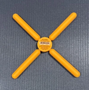 Faltbare rutschfeste Topf Pfanne Matte Tisch Silikon Hitzebeständige Pad Kreuz Topf Halter - Bild 1 von 3