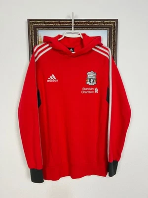 Vintage Adidas Liverpool Football Hoodie Jacket Red Track Top Soccer Mens Size M - Image 1 of 4