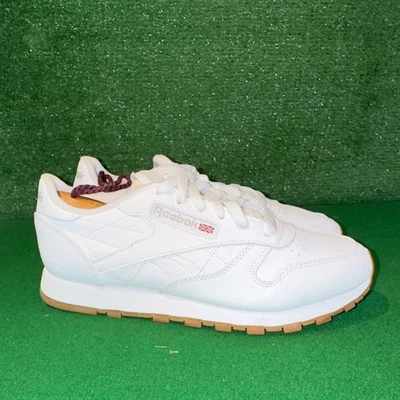 Reebok Classic Cuero Blanco Suela de Goma GY0952 Mujer’s Talla 8 Foto 1 de 4