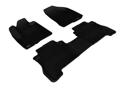 Floor Mats Custom Fit Liners Kagu All-Weather Black 1st And 2nd Row L1HY00501509 - Image 1 of 4