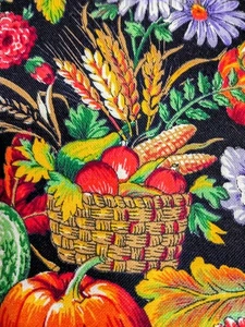 Sharon Kessler Autumn Floral Cranston Fabric 100% Cotton By Yard 4 yds. Total - Picture 1 of 18