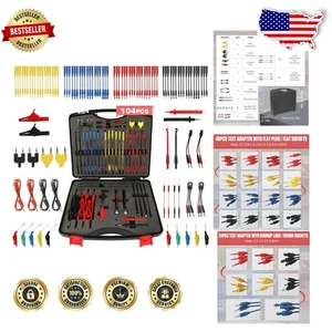 Juego completo de cables automotrices de 104 piezas - Incluye conector SRS y sondas - Imagen 1 de 9