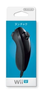 Nintendo Official Nunchak Nunchuk Controller Black for Wii F/S w/Tracking# Japan - Picture 1 of 3