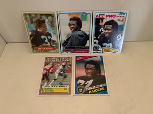 LOTE DE 5 CARTAS DE NOVATO LESTER HAYES AÑOS 80 #195 20 189 301 109 OAKLAND RAIDERS E+ - Imagen 1 de 1