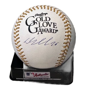 DJ LeMahieu New York Yankees Autographed Gold Glove Award Baseball - Picture 1 of 1