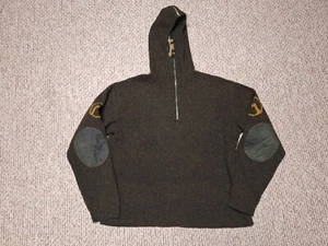 Maharishi Wolle Reißverschluss Ellbogen Pad Hoodie Sweatshirt L/XL - Bild 1 von 7