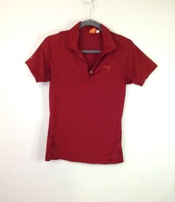 Camisa polo de golf tenis con cuello estilo de vida deportiva de PUMA para mujer talla pequeña Foto 1 de 4