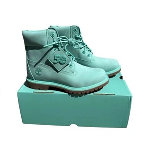 Timberland 50th Anniversary Premium 6 Inch Waterproof Boots Nubuck Womens 7 New - Picture 1 of 14