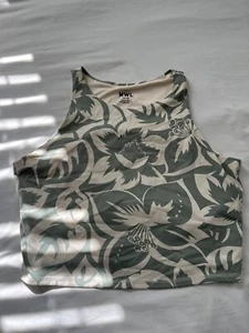 Madewell MWL Form Racerback Crop Top Tropicale Floral Women's XL - Picture 1 of 8
