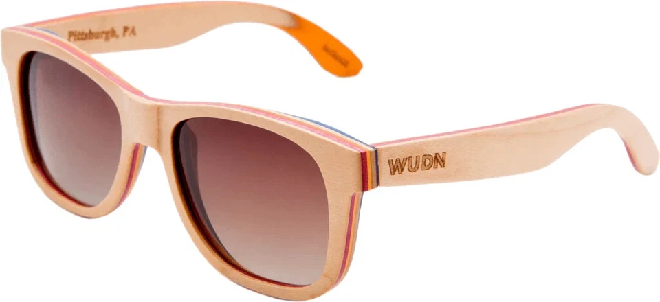 Gafas de sol naturales WUDN recicladas patinaje Kickflip Foto 1 de 4