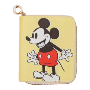 Portafoglio classico Topolino ecopelle cerniera tasca monete slot carte di credito nuovo - Foto 1 di 8