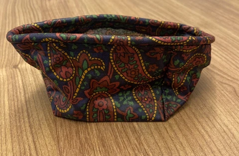 Longaberger Tee Basket Father’s Day Paisley Liner Cover