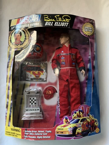 Bill Elliott - NASCAR 1997 Special Edition 12" Collector Figure - Unopened Cover