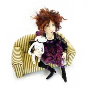 Modello bambola arte tessuto ""Lola and Nelson"" di Jill Maas - Foto 1 di 3