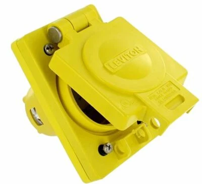Leviton 68W09, Yellow - Image 1 of 4