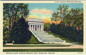 Lincoln National Memorial Kentucky Postcard Unposted - Picture 1 of 2