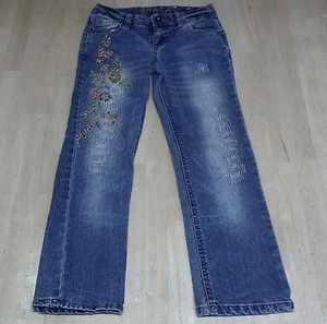 Girl's Total Girl Denim Skinny Jeans, Super Low Rise, Size 8 Reg, 24"Wx24"L - Picture 1 of 6