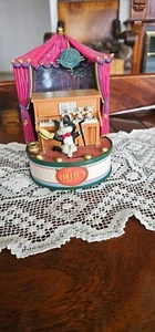 Spieluhr Enesco Katze und Mäuse tanzen vor Klavier Spieldose 1989 - Bild 1 von 14