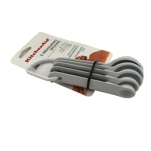 Nuevo KitchenAid 5 cucharas medidoras blancas - Imagen 1 de 1