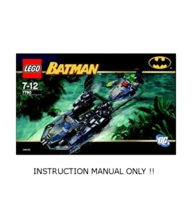 INSTRUCTION MANUAL FOR LEGO 7780 - BATMAN The Batboat: Hunt for Killer Croc - Picture 1 of 1
