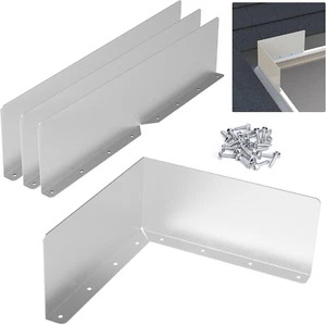 4 Pcs Gutter Valley Splash Guards,Rain Gutter Valley Roofing Gutter Guards, Dive - Picture 1 of 12