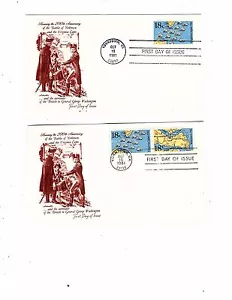 US stamp #1938a 18c BATTLE OF YORKTOWN VIRGINIA CAPES 41 FDC ARTMASTER g13 - Picture 1 of 1