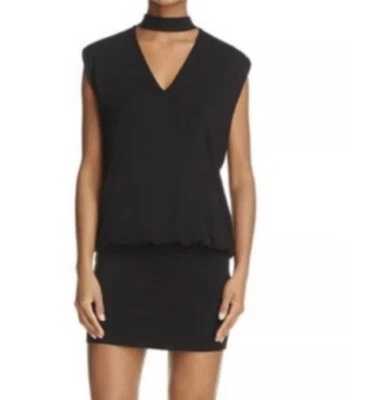 Bailey 44 Women’s Size M Black Blouson Sleeveless Jersey Knit Mini Dress - Image 1 of 4