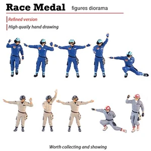 1:64 Air Force pilots command aircraft miniature miniature people airport scene - Picture 1 of 18
