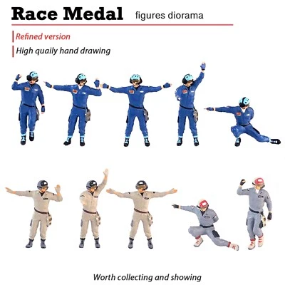 1:64 Air Force pilots command aircraft miniature miniature people airport scene - Image 1 of 4