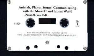 AUDIOBAND DAVID ABRAM PHD. TIERE PFLANZEN STEINE MEHR ALS MENSCHLICHE KOMMUNIKATION - Bild 1 von 1