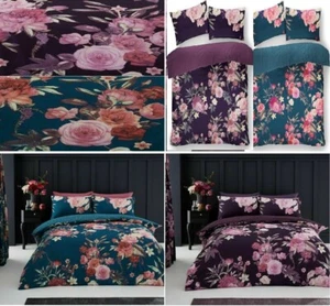 Luxuries FLORA FLOREALE copripiumino/trapunta + federa set biancheria da letto tutte le dimensioni ottime condizioni - Foto 1 di 3