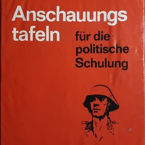 DDR Aktenmappe Anschauungstafeln für die politische Bildung Soldat NVA - Bild 1 von 4