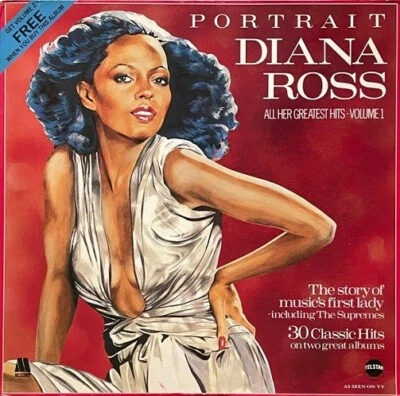DIANA ROSS Portrait - All Her Greatest Hits Volume 1 Vinyl LP Telstar 1983 Soul - Image 1 of 4