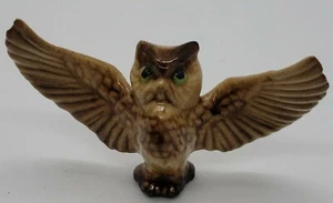 Vintage Hagen Renaker EULE Vogel Figur mit Flügeln ausgestreckt - Bild 1 von 4