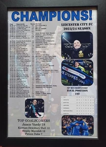 Campeones del Campeonato Leicester City 2024 - Leicester promovido - impresión recuerdo - Imagen 1 de 8