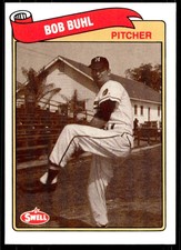 1989 Swell Baseball Greats 21 Bob Buhl Milwaukee Braves