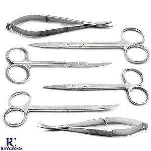 Medical Veterinary Dissecting Ophthalmic Suturing Surgery Scissors Dental Instru - Bild 1 von 7